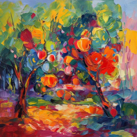 Oil Painting Fauvism Art Luxury Canvas Wall Picture Print Colourful